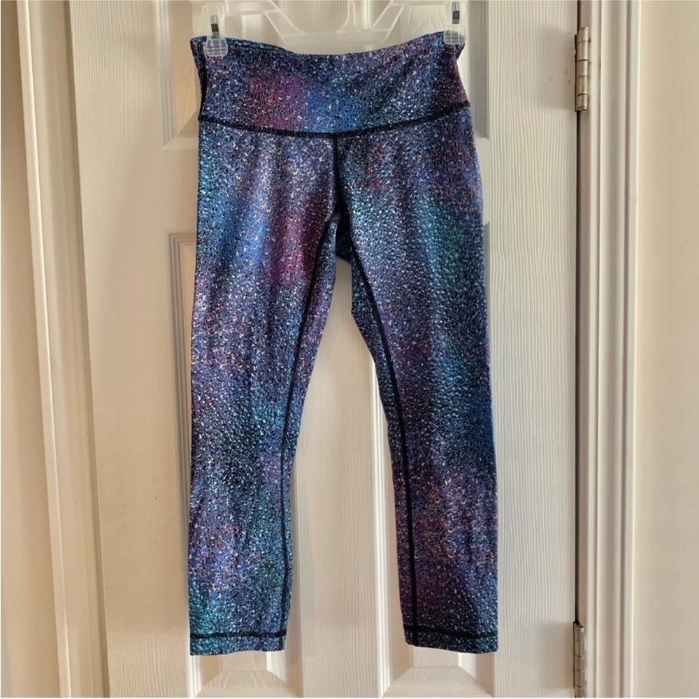 Lululemon Wunder Under Cosmic Print Leggings